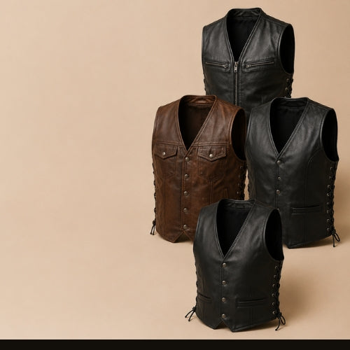 Shop Premium Leather Vests for Style and Durability