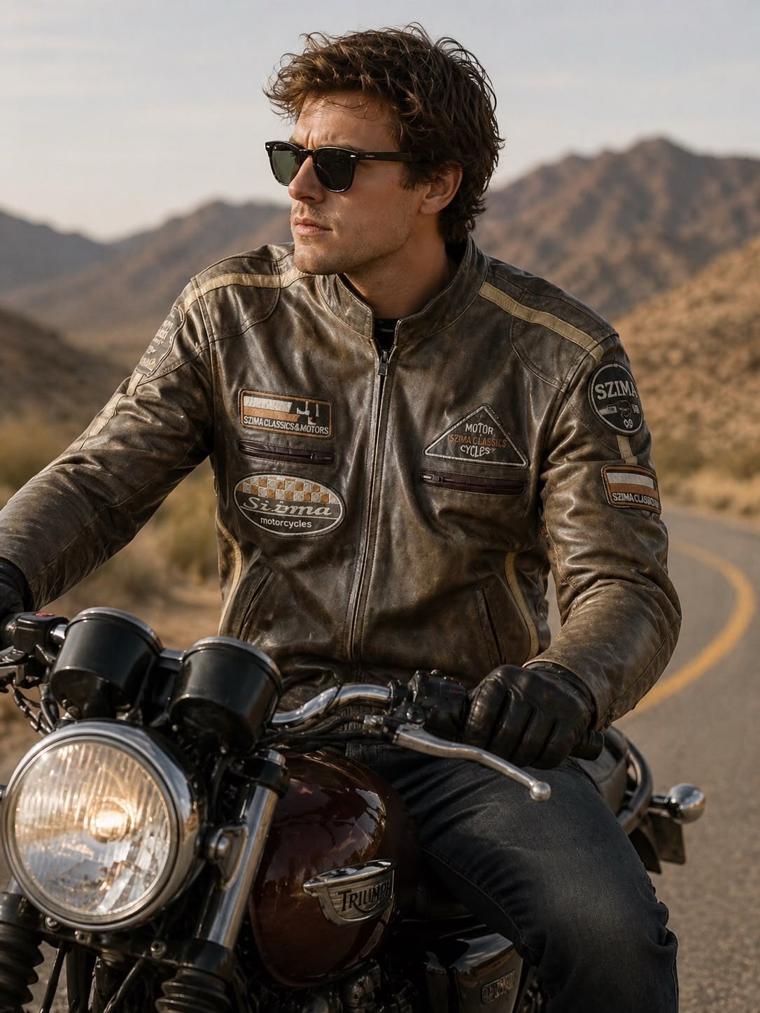 Leather Mens Biker Jackets | Shop The Range Online