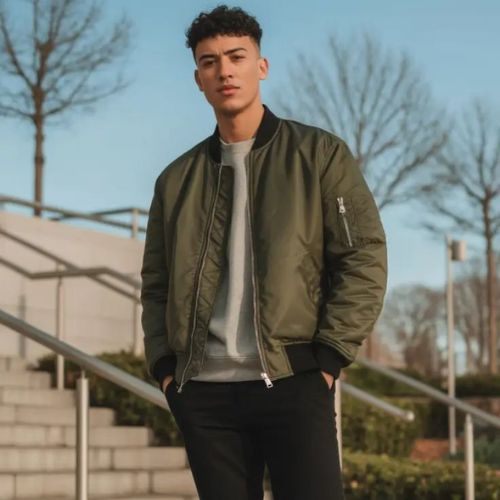 Leather Mens Bomber Jackets | Shop The Range Online