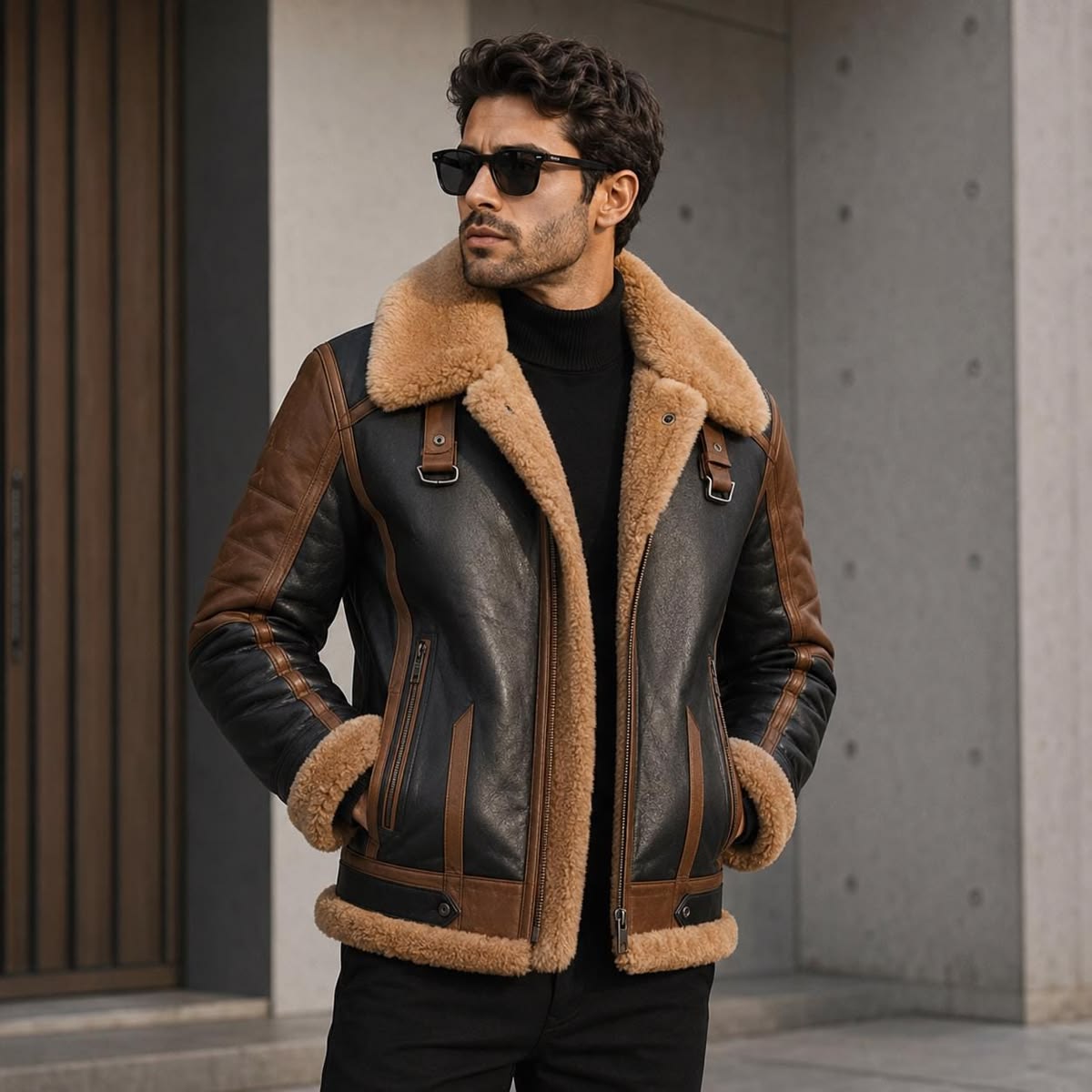 Mens Sheepskin Jackets | Genuine Leather Coats Online