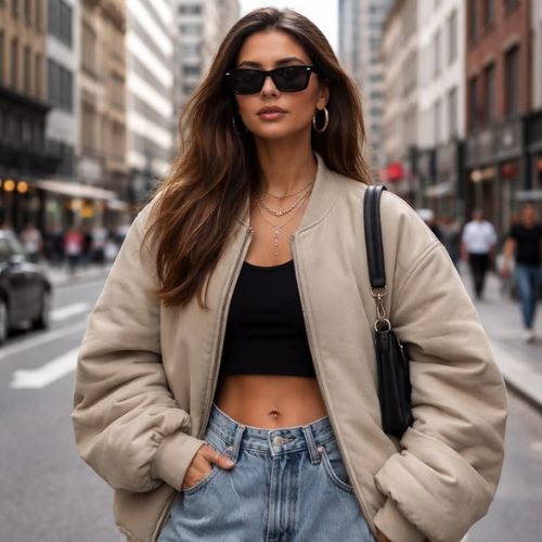 Leather Womens Bomber Jackets | Shop Online Today
