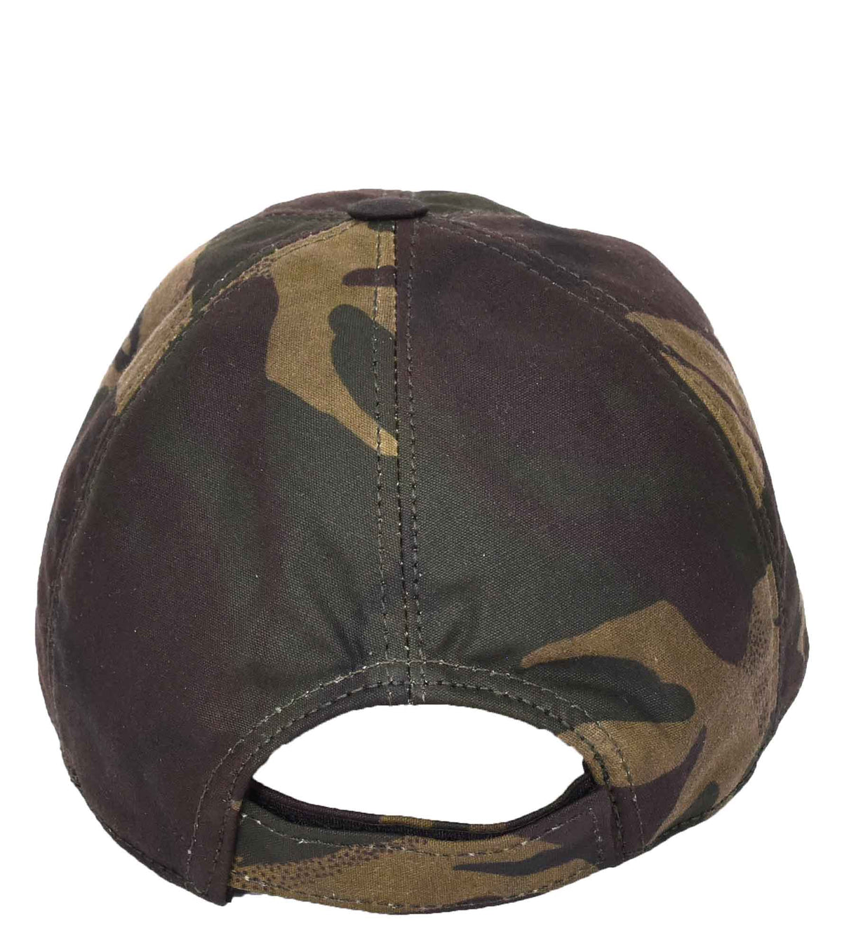 Classic Hat Leather Canvas Baseball Cap Camouflage - genuine leather baseball cap in camouflage with 2.5" brim/ bill length
